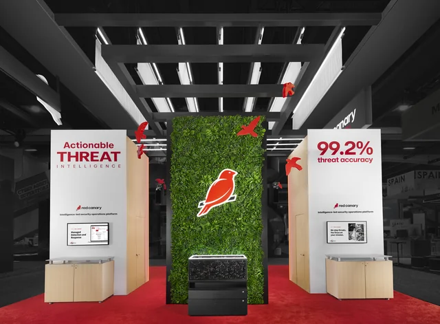 Custom trade show booth built by Catalyst Exhibits