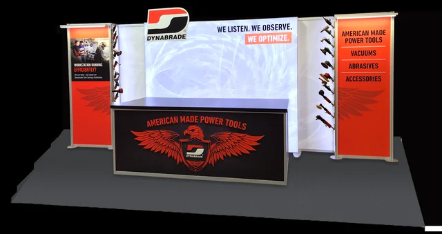 trade show booth built by FB Displays & Designs
