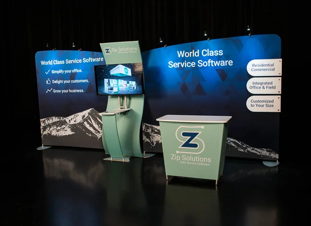trade show booth built by Exhibit & Tradeshow Consultants