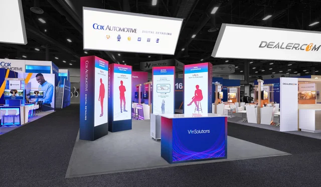 trade show booth built by Exhibit Happy by Steelhead