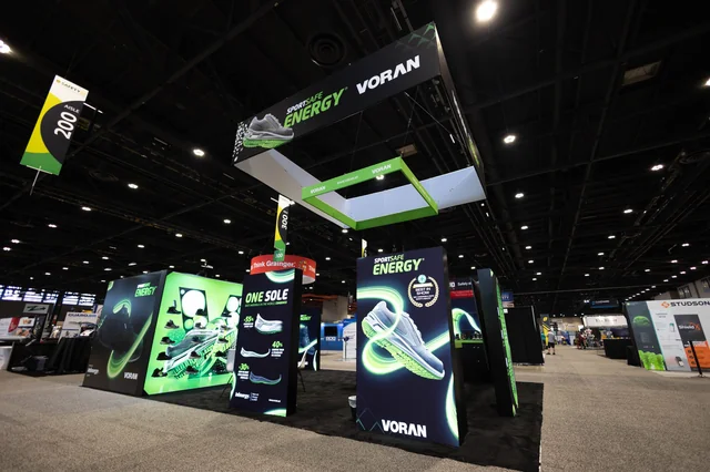 trade show booth built by Exhibitrentals.com