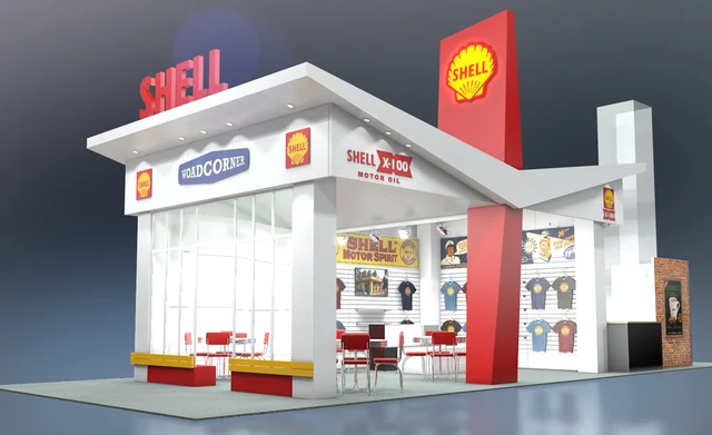 Custom trade show booth built by Exhibit Options