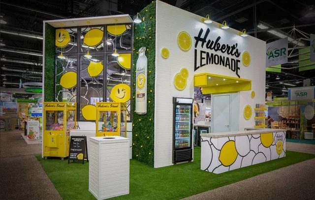 Custom trade show booth built by ExpoMarketing Group