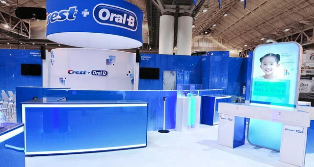 Custom trade show booth built by IGE