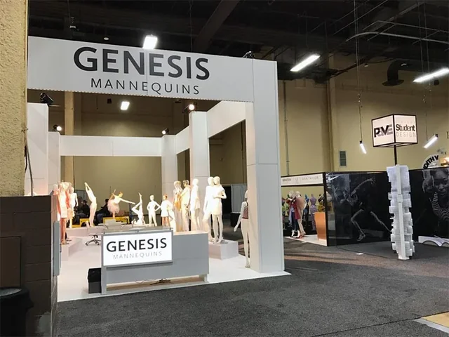 Trade show booth by LV Exhibit Rentals, a builder that works 