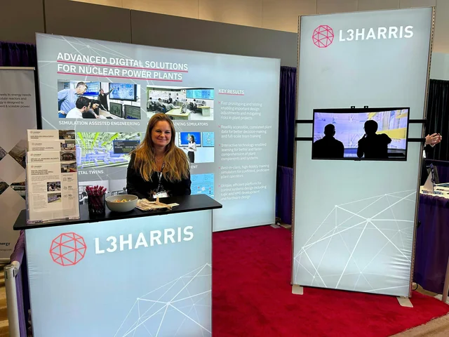 Trade show booth by Modular Exhibits, a builder that works 